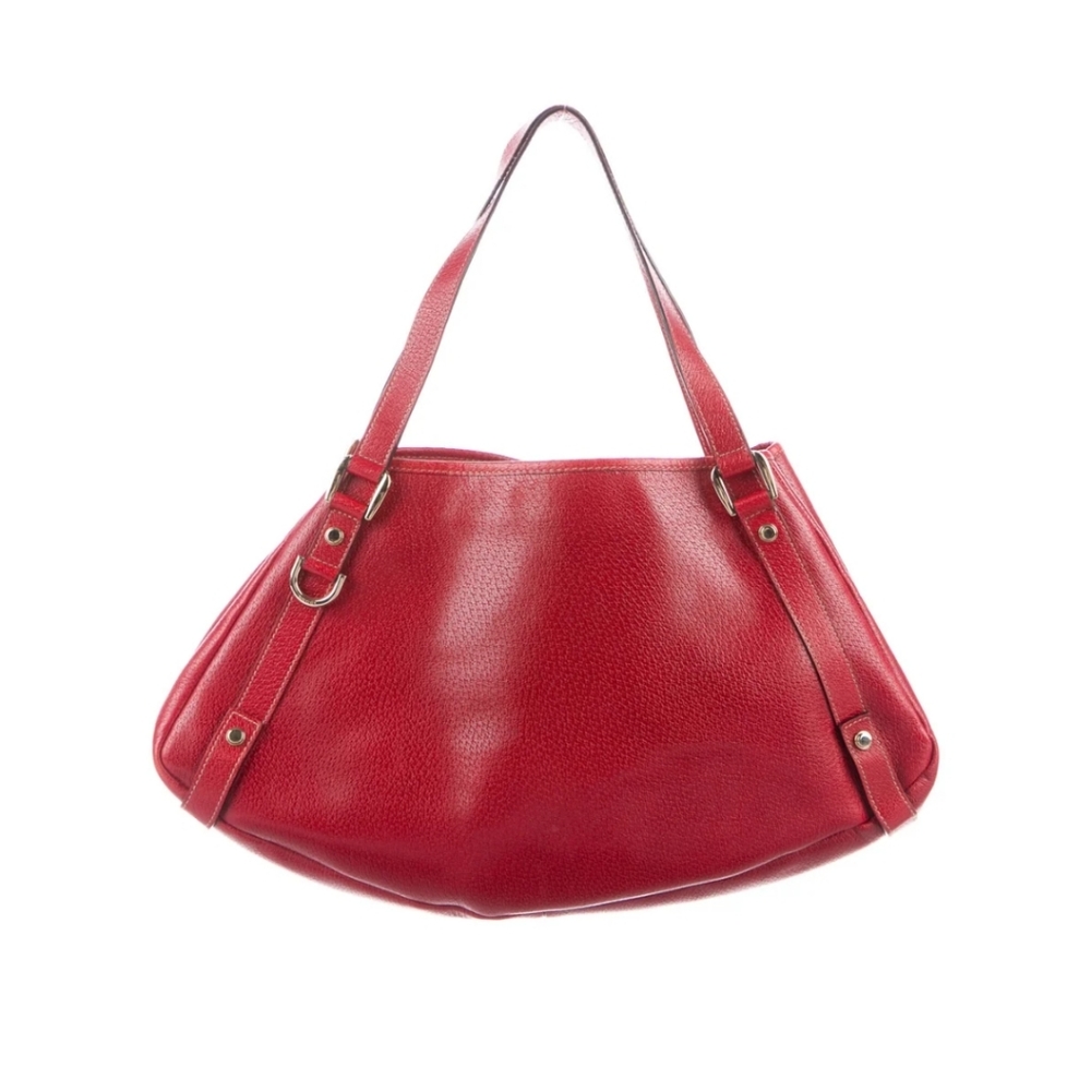 Gucci Medium Leather Abbey Tote Red - Picture 3 of 12